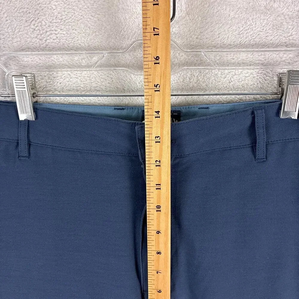 Faherty Shorts Mens 38 Blue All Day Performance Drawstring Stretch Preppy Beach